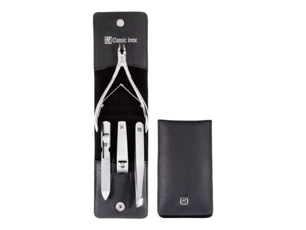 ZWILLING 97438-004-0, Musta, Ruostumaton teräs, Ruostumaton teräs, Ei sukupuolirajoitusta, 4 kpl, Musta, Nahka