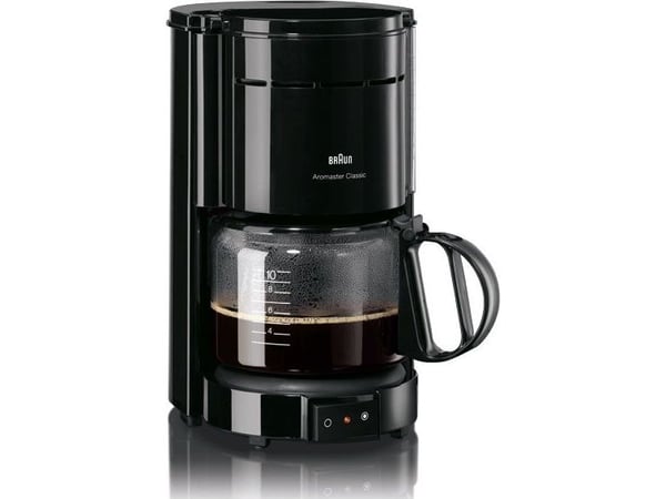 Braun KF 47 plus, Droppande kaffebryggare, Malat kaffe, 1000 W, Vit