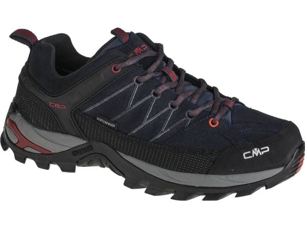 Menns CMP Rigel Low Trekking Shoe Asphalt/Syrah s. 41 (3Q13247-62BN)