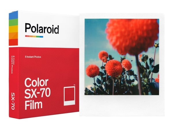 Polaroid - Värillinen pikafilmi - SX-70 - ASA 160 - 8 valotusta