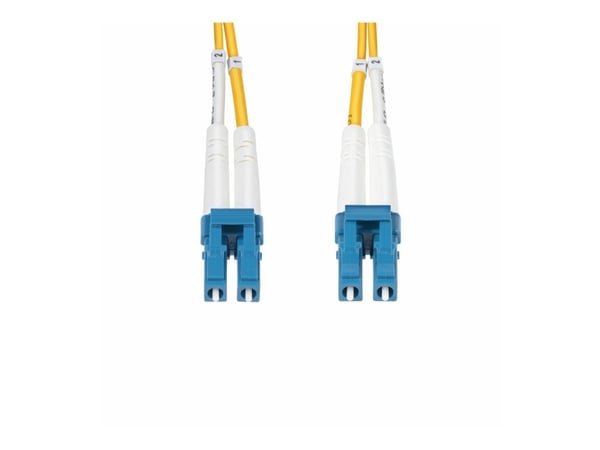 Startech 8m (26.2ft) LC to LC (UPC) OS2 Single Mode Duplex Fiber Optic Cable, 9/125µm, Laser Optimized, 10G, Bend Insensitive, Low Insertion Loss -...