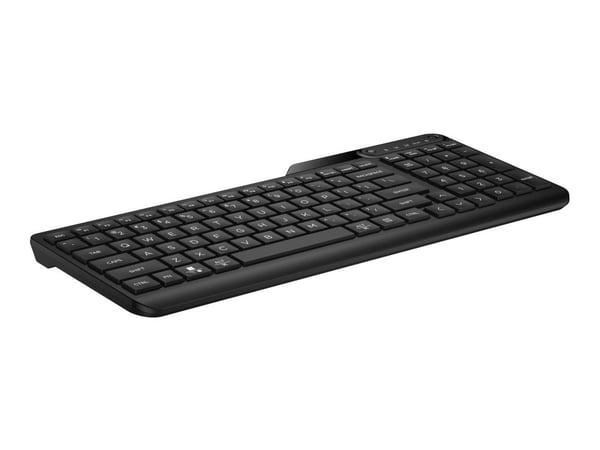 HP 475 - Tastatur - dobbelmodus, multi-enhets, kompakt, 2-sonersoppsett, lavprofils tastebevegelse, 12 programmerbare knapper - trådløs - 2.4 GHz, ...