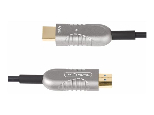 Startech 50ft (15.2m) HDMI 2.1 Hybrid Active Optical Cable (AOC), CMP, Plenum Rated, 8K Ultra High Speed HDMI Fiber Optic Cable, 48Gbps, 8K 60Hz/4K...