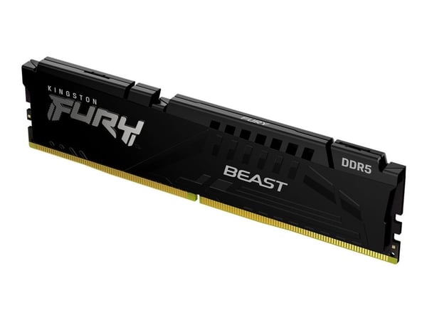 Kingston FURY Beast - DDR5 - sett - 64 GB: 2 x 32 GB - DIMM 288-pin - 5600 MT/s / PC5-44800 - CL40 - 1.25 V - ikke-bufret - on-die ECC
