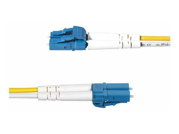 Startech 30m (98.4ft) LC to LC (UPC) OS2 Single Mode Duplex Fiber Optic Cable, 9/125µm, Laser Optimized, 10G, Bend Insensitive, Low Insertion Loss ...