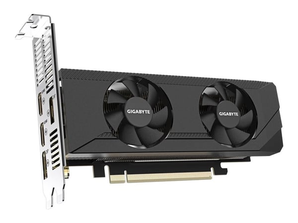 Gigabyte GeForce RTX 3050 OC 6G - Grafikkort - GF RTX 3050 - 6 GB GDDR6 - PCIe 4.0 Low Profile - 2 x DisplayPort, 2 x HDMI - Boks