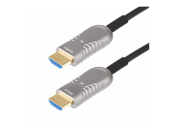 Startech 100ft (30.4m) HDMI 2.1 Hybrid Active Optical Cable (AOC), CMP, Plenum Rated, 8K Ultra High Speed HDMI Fiber Optic Cable, 48Gbps, 8K 60Hz/4...
