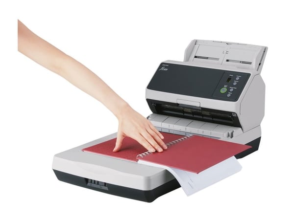 Ricoh fi-8250 - Dokumentskanner - flatvogn: CCD / ADF: dobbel CIS - Dupleks - 216 x 355.6 mm - 600 dpi x 600 dpi - inntil 50 spm (mono) / inntil 50...