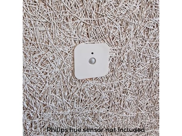 Light Solutions innfellingsbrakett for Hue bevegelsessensor – 25 mm Troldtekt – hvit
