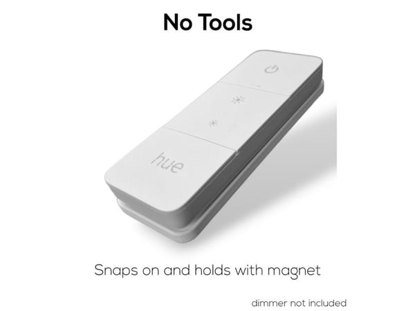 Light Solutions osynligt fäste till Hue Dimmer Switch V2
