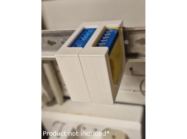 Shelly - DIN-skinne adapter til Gen1 enheder (Shelly RGBW 2 og Shelly Dimmer 2)