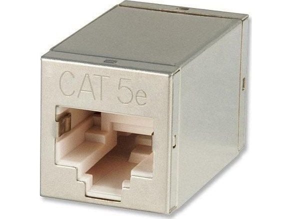 Lindy 60187, RJ45, RJ45, Metallisk