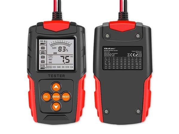 Qoltec Batteritestare - 12 / 24 V