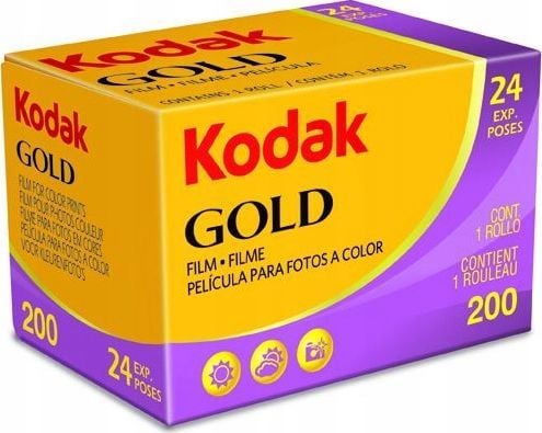 Kodak Gold 200 - Fargeduplikatfilm - 135 (35 mm) - ISO 200 - 24 eksponeringer
