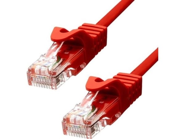 ProXtend 5UTP-003R, 0,3 m, Cat5e, U/UTP (UTP), RJ-45, RJ-45, Rød