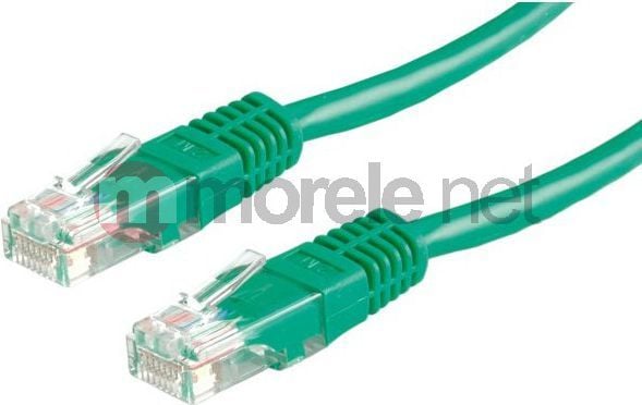 Value UTP Patch Cord Cat.6, vihreä 0,5 m, vihreä, 100 ohm (O), 0,5 mm (0.0197")