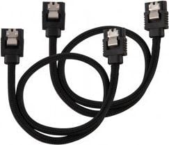 CORSAIR - SATA-kabel - Serial ATA 150/300/600 - SATA (hane) till SATA (hane) - 30 cm - svart