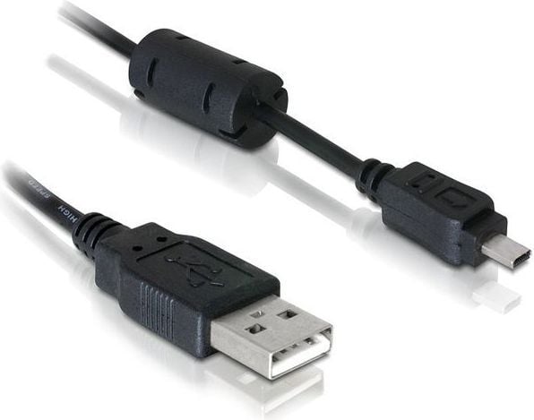 Delock - USB-strömkabel - USB hane till uttag för digitalkamera hane