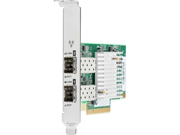 HPE 562FLR-SFP+ - Nettverksadapter - PCIe 3.0 x8 - 10 Gigabit SFP+ x 2 - for ProLiant XL250a Gen9, XL250a Gen9 Accelerator Tray