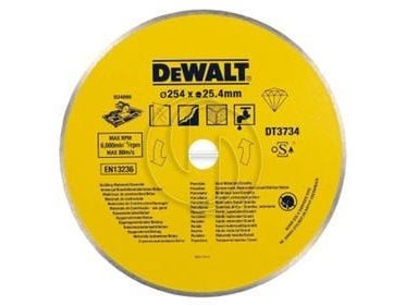 DeWALT DT3734-XJ, Porslin, Sten, 25 cm, 2,54 cm, 1 styck