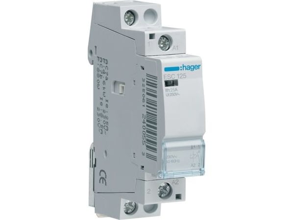 Kontaktor 25A 1 Slutte 230V 1M