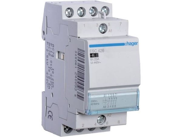 Kytkin 25A 4 Brde 230V 2M 2M