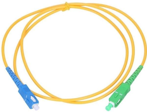 Extralink - Patchkabel - SC/APC enkelttilstand (han) til SC/UPC enkelttilstand (han) - 1 m. - 3 mm - kuituoptik - simplex - G.652D