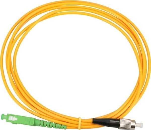 Extralink PATCHCORD SC/APC-FC/UPC SM G.657A1 SIMPLEX 3.0MM 2M, 2m, FTTH, G.657.A1, SC/APC, FC/UPC