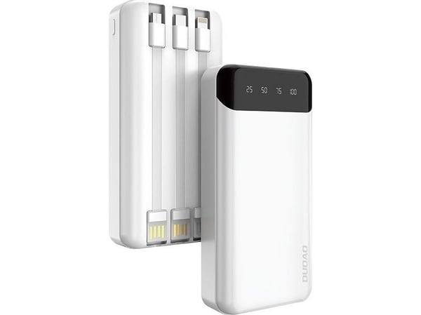 Dudao K6Pro+ powerbank 20000mAh 10Watt hvid Dudao K6Pro+ powerbank 20000mAh 10Watt hvid