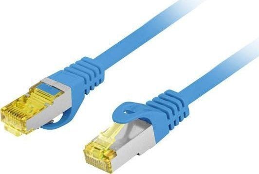 PATCHCORD CAT.6A S/FTP LSZH CU 0.25M SININEN FLUKE LÄPÄISSYT LANBERG
