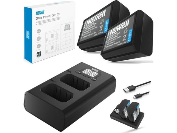 Newell charger DL-USB-C + 2x Sony NP-FW50