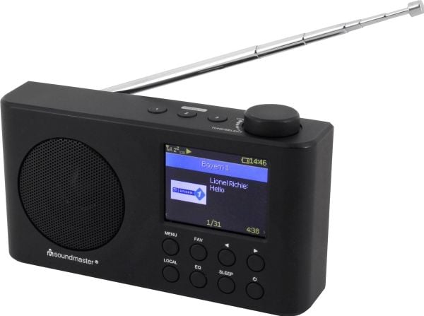 Soundmaster IR6500SW, Bærbar, Analog og digital, DAB, FM, 2 W, LCD, 6,1 cm (2.4")