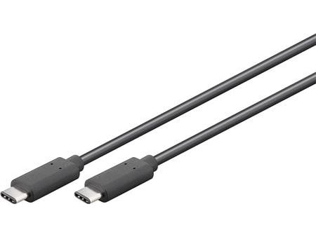 MicroConnect - USB-kabel - USB-C (hane) till USB-C (hane) - USB 3.2 Gen 2 - 5 - 20 V - 5 A - 2 m - USB-strömförsörjning (100W) - svart