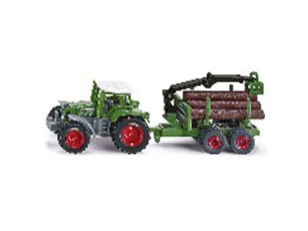Siku Tractor W Forestry Trailer