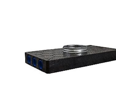 EPP FLX fördelare 6°125 - fördelarbox ø125 med 6 anslutningar
