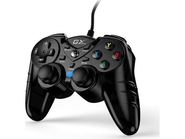 Genius spelkontroll GX-17UV, 17 knappar, USB/PS3, svart