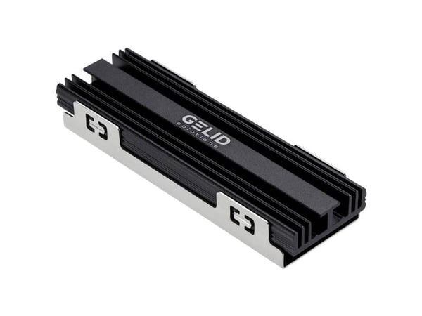 Gelid Solutions HS-M2-SSD-21, Aluminium, Sort, 72 mm, 23 mm, 10 mm, 28 g