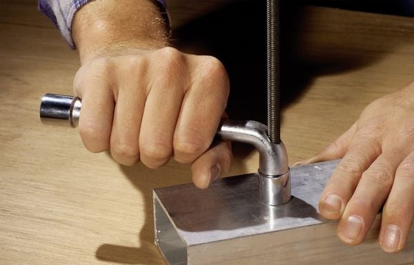 kwb 470121, Pipenøkkel, 1 stykker, Rustfritt stål, L-formet, Tyskland