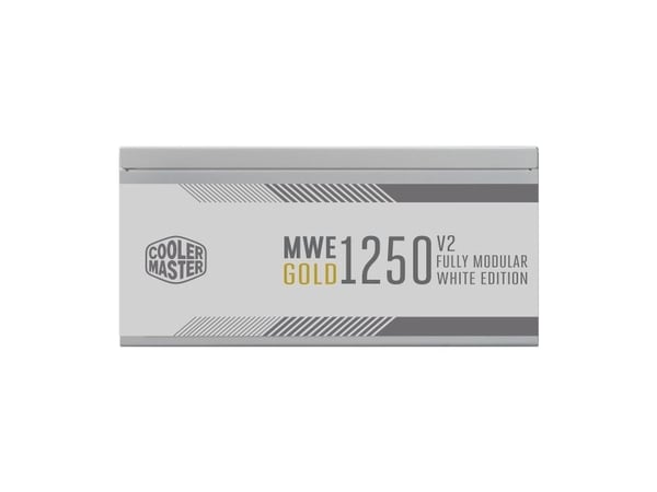Cooler Master MWE Gold V2 1250 - White Edition - strømforsyning (intern) - ATX12V 3.0/ EPS12V - 80 PLUS Gold - AC 100-240 V - 1250 watt - aktiv PFC...