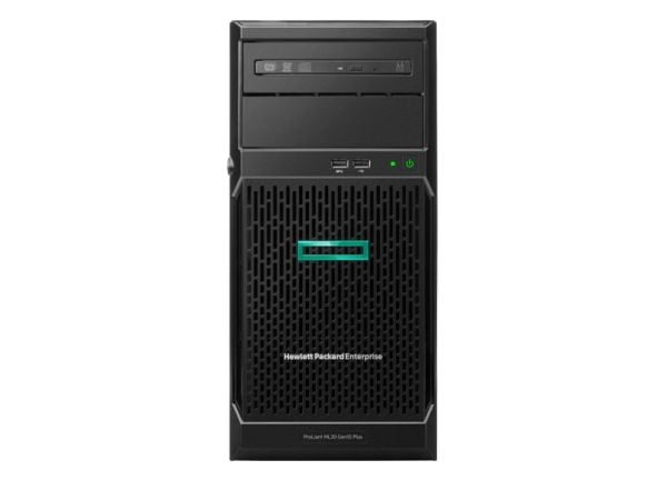 HPE ProLiant ML30 Gen10 Plus Performance - Server - tower 4U - 1-veis - 1 x Xeon E-2314 / inntil 4.5 GHz - RAM 16 GB - SATA/SAS - hot-swap 2.5" brø...