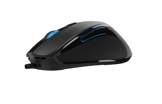 NATEC NMY-2047, høyrehånd, optisk, USB Type-A, 4000 dpi, svart