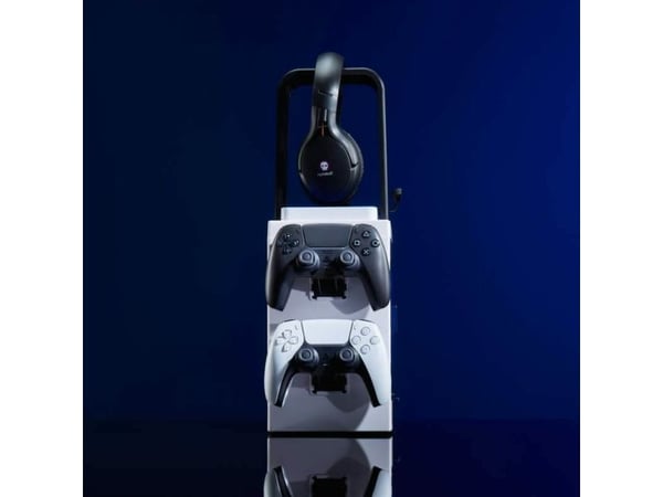 Numskull Games PS5 Inspired Gaming Locker, Spillplateholder, PlayStation 5, Grå, Koblet med ledninger (ikke trådløs), 1 stykker