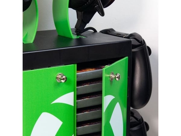 Numskull Gaming Locker tarvikkeet jalusta XBOX - XBOX logo