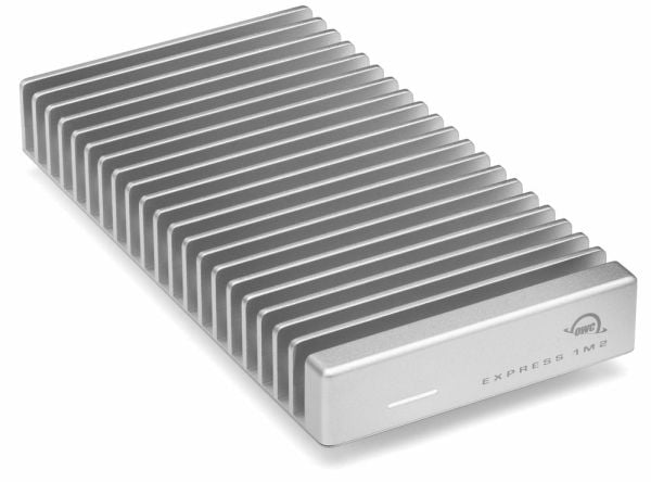 OWC Express 1M2 - SSD - 4 TB - ekstern (bærbar) - M.2 2280 - USB4 (USB-C kontakt) - sølv