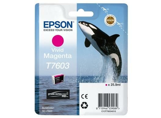 Epson C13T76034N10, Kirkas magenta, 25,9 ml, 1 kpl, Kertapakkaus