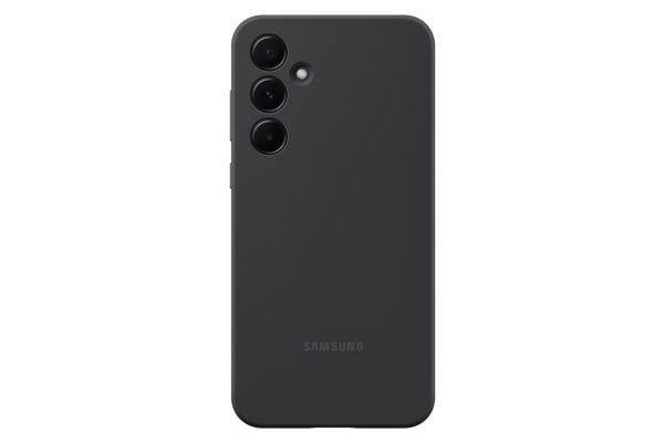 Samsung EF-PA556 - Bagsidecover til mobiltelefon - silikon - sort - for Galaxy A55