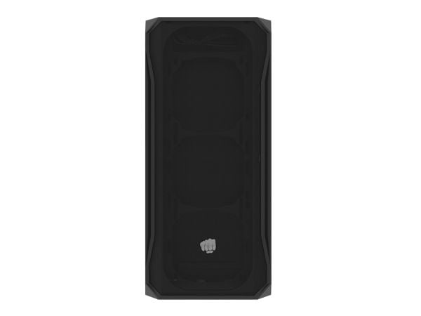 Fury Shobo SH4 RGB - Midi-tårn - ATX - sidepanel med vindu (herdet glass) - ingen strømforsyning (ATX) - svart - USB/lyd