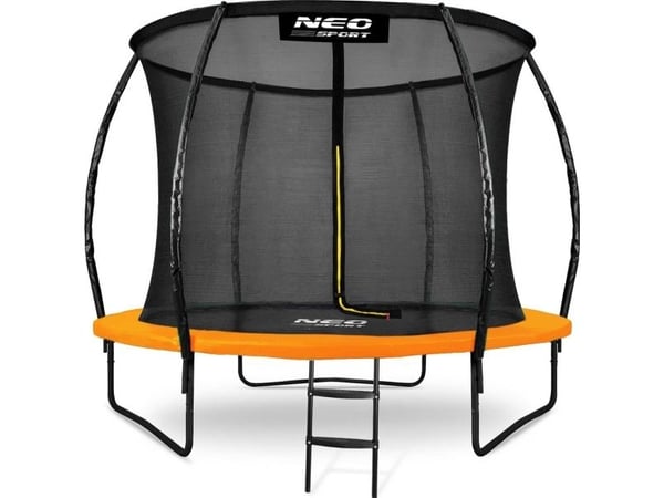 Neo-Sport profilert hage-trampoline 252 cm (8 fot) med innvendig nett