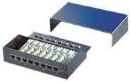 ROLINE 26.11.0310, Cat5e, 1U, Sort, Metall, 14 cm, Aceton