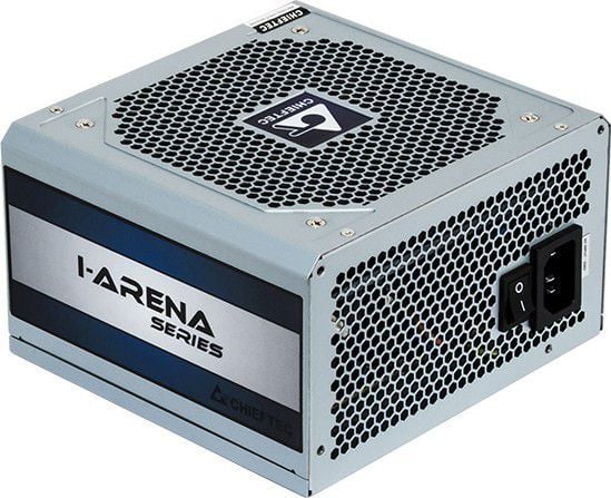 Chieftec iARENA GPC-600S - Strømforsyning (intern) - ATX12V 2.3/ PS/2 - AC 230 V - 600 watt - aktiv PFC - sølv